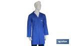 Dark Blue Lab Coat | Limeur Model | 100% Cotton Material | Navy Blue | Unisex - Cofan